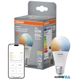 OSRAM Izzó SMART+ MATTER CLASSIC A60 RGBW 827 FR E27