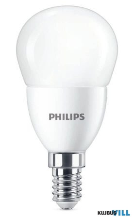 PHILIPS LED 7W gömb P48 E14 4000K