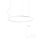 REDO 01-1712-DALI ORBIT SU LED 55W 3000K D800 SAND WHITE(4.1.2)-DALI