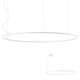   REDO 01-1718-DALI Függeszték ORBIT SU LED 105W 3000K D1500 SAND WHITE (4.1.2)-DALI