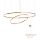 REDO 01-1721-DALI ORBIT SU LED 108W 3000K D1000+600 BRASS (4.1.2)-DALI