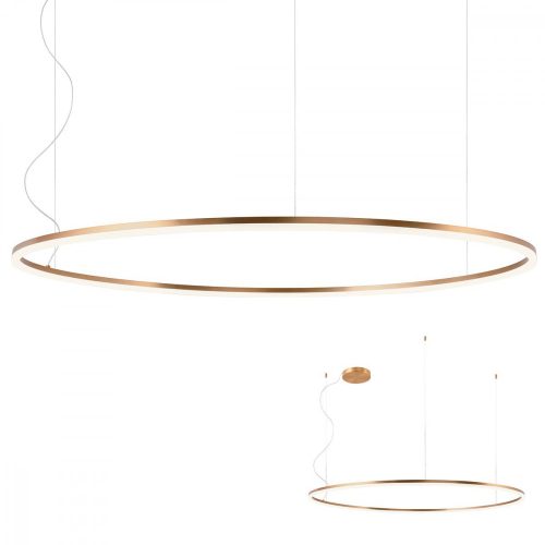 REDO 01-1921-DALI ORBIT SU LED 105W 4000K D1500 BRASS (4.1.2)-DALI