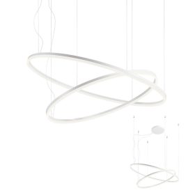   REDO 01-1922-TRIAC Függeszték ORBIT SU LED 108.5W 4000K D1000+600 SAND WHITE (4.1.2)-TRIAC