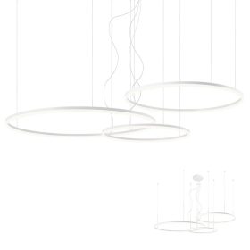   REDO 01-1924-DALI Függeszték ORBIT SU LED 163W 4000K D1000+800+600 SAND WHITE (4.1.2)-DALI