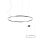 REDO 01-1949-DALI ORBIT SU LED 55W 3000K D800 SAND BLACK (4.1.2)-DALI