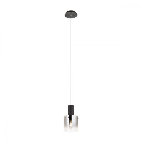 REDO 01-2006 LOU Függeszték 1 x 40W  fekete, füstszín