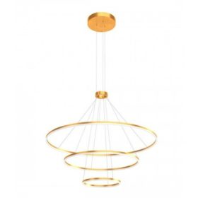   REDO 01-2243-DALI Függeszték ORBIT SU LED 150W D1200+800+400 3000K  BRASS (4.1.2)-DALI