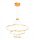 REDO 01-2243-DALI ORBIT SU LED 150W D1200+800+400 3000K  BRASS (4.1.2)-DALI