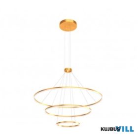   REDO 01-2243-TRIAC Függeszték ORBIT SU LED 150W D1200+800+400 3000K BRASS (4.1.2)-TRIAC