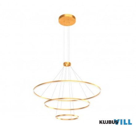 REDO 01-2243-TRIAC ORBIT SU LED 150W D1200+800+400 3000K BRASS (4.1.2)-TRIAC