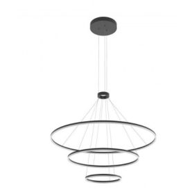   REDO 01-2244-DALI Függeszték ORBIT SU LED 150W D1200+800+400 3000K SAND BLACK (4.1.2)-DALI