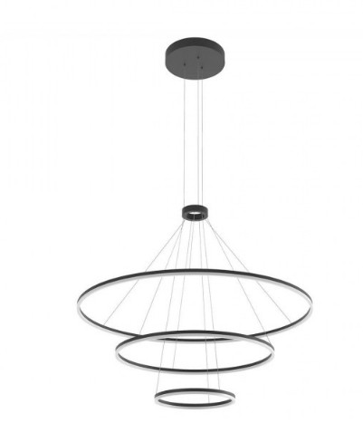 REDO 01-2244-DALI ORBIT SU LED 150W D1200+800+400 3000K SAND BLACK (4.1.2)-DALI