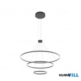   REDO 01-2244-TRIAC Függeszték ORBIT SU LED 150W D1200+800+400 3000K SAND BLACK (4.1.2)-TRIAC