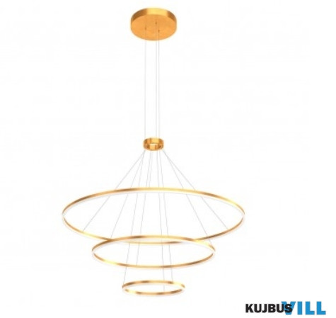 REDO 01-2246-TRIAC ORBIT SU LED 186W D1500+1000+600 3000K  BRASS (4.1.2)-TRIAC