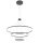 REDO 01-2247-DALI ORBIT SU LED 200W D1500+1000+600 3000K  SAND BLACK (4.1.2)-DALI