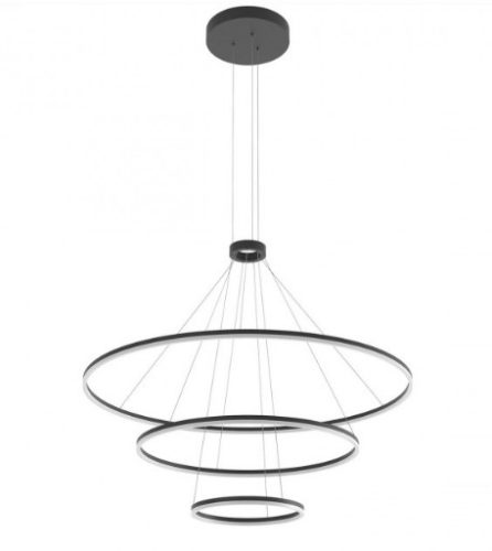 REDO 01-2247-DALI ORBIT SU LED 200W D1500+1000+600 3000K  SAND BLACK (4.1.2)-DALI