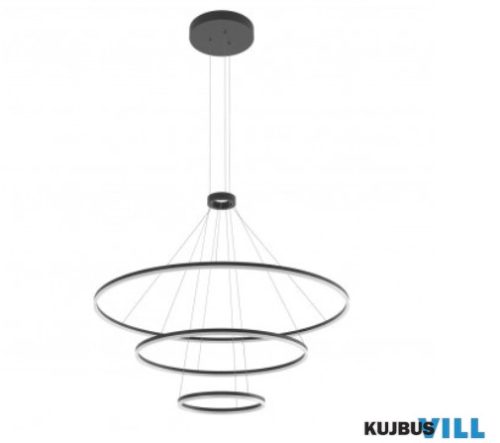 REDO 01-2247-TRIAC ORBIT SU LED 186W D1500+1000+600 3000K SAND BLACK (4.1.2)-TRIAC