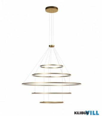 REDO 01-2249-TRIAC ORBIT SU LED 286W D1500+1000+1000+600+600 3000K BRASS (4.1.2)-TRIAC