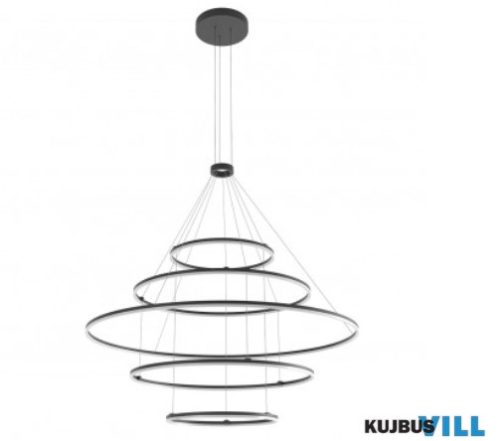 REDO 01-2250-TRIAC ORBIT SU LED 286W D1500+1000+1000+600+600 3000K SAND BLACK (4.1.2)-TRIAC