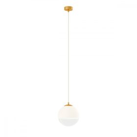   REDO 01-2266 Függeszték BERRY SU 1X42W E27 D200 GOLD/WHITE (5.1.1)