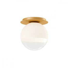   REDO 01-2278 Mennyezeti lámpa BERRY PL 1X42W E27 D200 GOLD/WHITE (5.1.1)