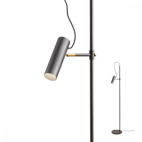 REDO 01-2371 PIVOT Álló lámpa 1 X 40W  fekete, réz