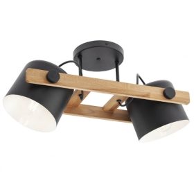   REDO 01-2400 POOH Mennyezeti lámpa 2X42W  matt fekete, fehér, barna