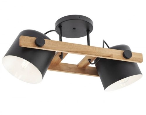 REDO 01-2400 POOH Mennyezeti lámpa 2X42W  matt fekete, fehér, barna
