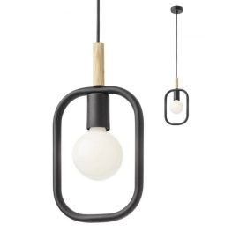 REDO 01-2407 AERIS Függeszték 1X42W  matt fekete, barna