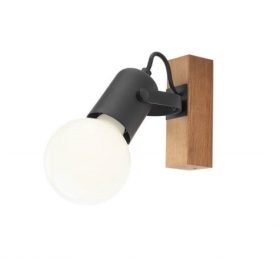 REDO 01-2415 TAFFI Fali lámpa 1X42W  matt fekete, barna