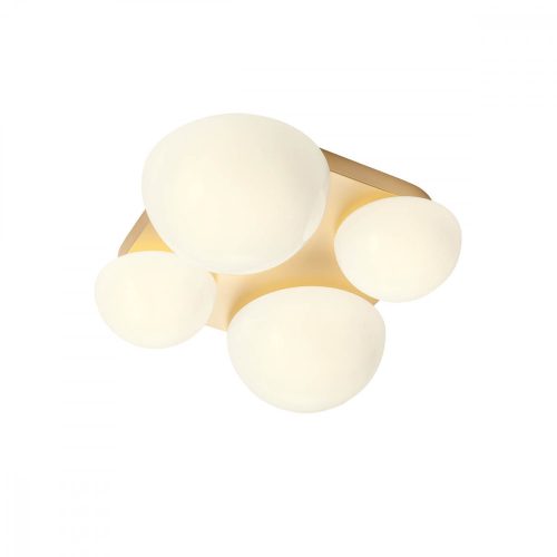 REDO 01-2473 LUMIEN Mennyezeti lámpa 4 X 10W  matt arany, fehér