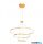 REDO 01-2482-DALI ORBIT SU LED 150W D1200+800+400 4000K BRASS (4.1.2)-DALI