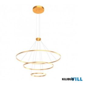   REDO 01-2485-TRIAC Függeszték ORBIT SU LED 186W D1500+1000+600 4000K BRASS (4.1.2)-TRIAC