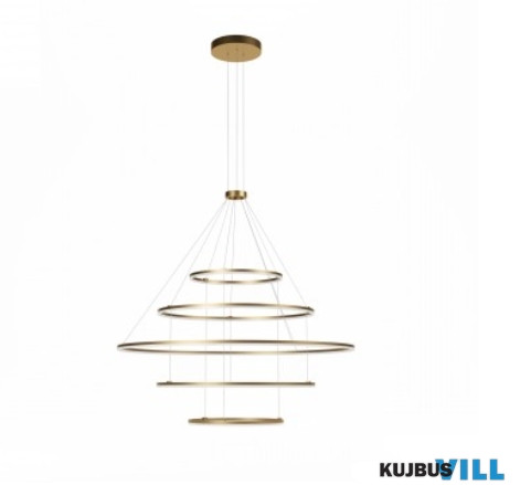 REDO 01-2488-TRIAC ORBIT SU LED 286W D1500+1000+1000+600+600 4000K BRASS (4.1.2)-TRIAC
