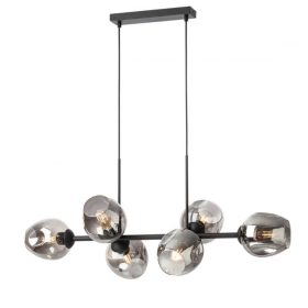 REDO 01-2620 PIERCE Függeszték 6X42W  matt fekete, füst