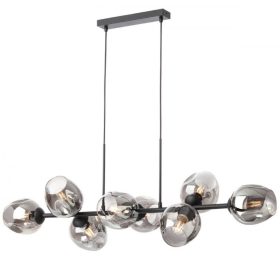 REDO 01-2622 PIERCE Függeszték 8X42W  matt fekete, füst