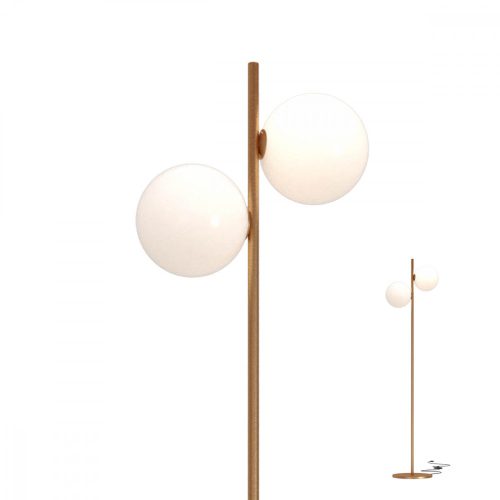 REDO 01-2651 TALIS Álló lámpa 2 X 42W  bronz, fehér