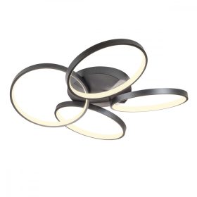   REDO 01-2683 Mennyezeti lámpa ESPIRAL PL LED 64W 3000K SBK (4.1.2)