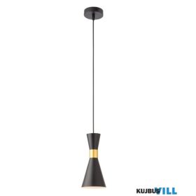   REDO 01-2711 KILT Függeszték 1 x max 42W  matt fekete, matt arany
