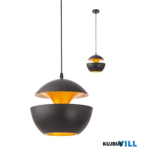 REDO 01-2712 LAMPU Függeszték 1 x max 42W  matt fekete, matt arany