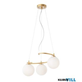 REDO 01-2715 VOLLEY Függeszték 3 x max 28W  matt arany