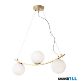 REDO 01-2717 VOLLEY Függeszték 3 x max 28W  matt arany