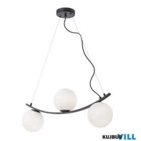 REDO 01-2718 VOLLEY Függeszték 3 x max 28W  matt fekete