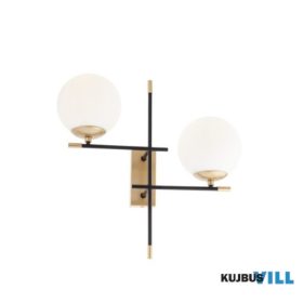   REDO 01-2947 ESSENTIAL Fali lámpa 2 x max 28W  matt fekete, matt arany