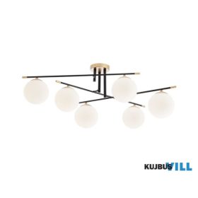   REDO 01-2948 ESSENTIAL Mennyezeti lámpa 6 x max 28W  matt fekete, matt arany