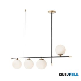   REDO 01-2949 ESSENTIAL Függeszték 4 x max 28W  matt fekete, matt arany