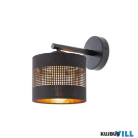   REDO 01-2951 FLINT Fali lámpa 1 x max 42W  matt fekete, arany