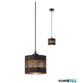   REDO 01-2953 FLINT Függeszték 1 x max 42W  matt fekete, arany