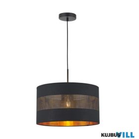   REDO 01-2954 FLINT Függeszték 1 x max 42W  matt fekete, arany