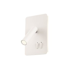   REDO 01-2979 Fali lámpa QUDA AP SQ LONG LED 1x6W+1x3W 3000K WH (5.1.2)